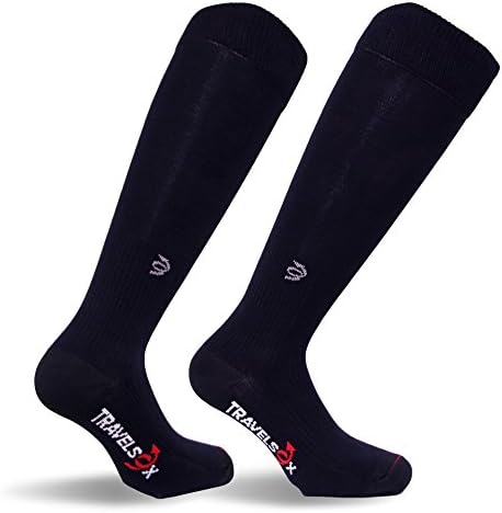 Travelsox, Travel Graduated Compression & Walking Socks, Cooling Channel Plantar Arch Support, TSC1000HC, Pairs