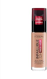 L'Oreal Paris Infallible 32H Fresh Wear Foundation 160 Rose Linen SPF 25