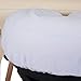 EarthLite Flannel Massage Table Sheet Set Essentials – Commercial Grade, Soft, Double-Napped 3-Piece Set (Top, Fitted, Face Pillow Cover) (Updated), White (44356)