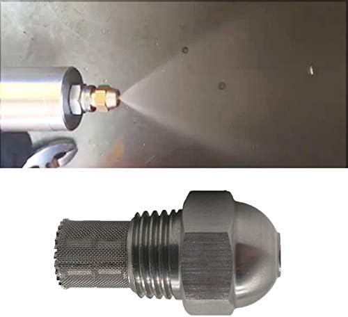 LGHB 1/4'' Oil Burner Nozzle Stainless Steel Oil Injection Mist Nozzle Oil Atomizer Nozzle Oil Atomizer Nozzle (Color : 0.8mm)