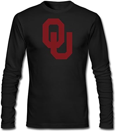 YAK Men's Oklahoma Sooners T-shirt Black 100% Cotton