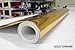 VViViD Gold Mirror Chrome Winyl Car Wrap Self Adhesive Air Release Bubble-free Decal Film (1ft x 5ft)