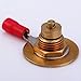 Muicatte 22mm Diameter Brass 510 Connector Spring-loaded Center Pin with Solder Ring Terminal Hole