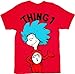 Dr. Seuss Thing 1 or Thing 2 Adult Red T-shirt