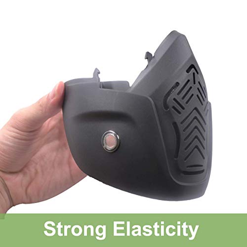 image for POKONBOY 2 Pack Face Mask, Tactical Mask with Goggles Compatible with 