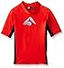 Kanu Surf Boys' Voyage UPF 50+ Sun Protective Rashguard Swim Shirt, Halo Red, X-Large (14/16)