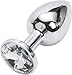 Great Gift Idea: Valentine 's / Birthday Gift ~ Stainless Steel Attractive Butt PLUG Anal Jewelry SMALL ~ Sm252 Shipped in Discrete Package , No Invoices Included (Diamond)