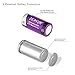16340/CR123A Rechargeable Batteries [Upgraded] Zeasun 16340 3.7V 123/123A Li-ion Battery with Case,700mAh,10 Pack