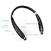 Bluetooth Headset Bluetooth Headphone Wireless Neckband Design with Retractable Earbud for iPhone, Android, Other Bluetooth Enabled Devices