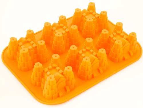 Click Here to See More Images Silicone 6-Cell Standard Castle Cake Mould / Jelly Mold