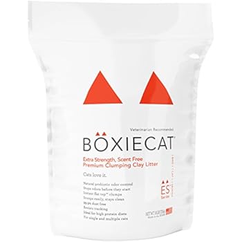 Boxiecat Extra Strength Premium Clumping Clay Cat Litter, 16 lb