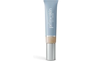 Prime Prometics PrimeSkin CC+ Cream for Mature Women – Lightweight Liquid-to-Powder Foundation – Blurs Pores & Covers Age Spots – Crease-Free, Hydrating & Soft-Matte Finish for Sensitive Skin (Light)