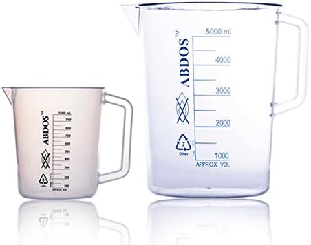 DUTSCHER 224028 Beaker with TPX Handle, Height 150 mm (Pack of 4)