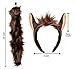 Wildlife Tree Plush Brown Chestnut Horse Ears Headband and Tail Set for Horse Costume, Cosplay or Farm Party Costumes