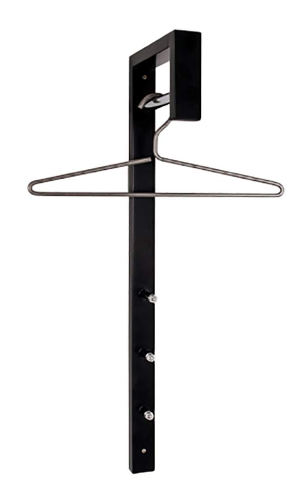 HAKU Wardrobe Chrome, Black, Metal - Dim.: W 4 cm X H 70 cm X D 20 cm, Style: Modern
