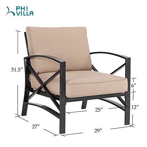 PHI-VILLA-Outdoor-Patio-Metal-Extra-Wide-Relaxing-Deep-Seating-Sofa-Chairs-and-Side-Table-Set-of-3-with-Thick-Cushions-fit-Porch-Garden-Backyard-or-Living-Room