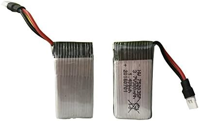 H6W Replacement battery 3.7V 380mAh Rechargeable Li-Po Battery for JJRC H6W Quadcopter Battery 2pcs