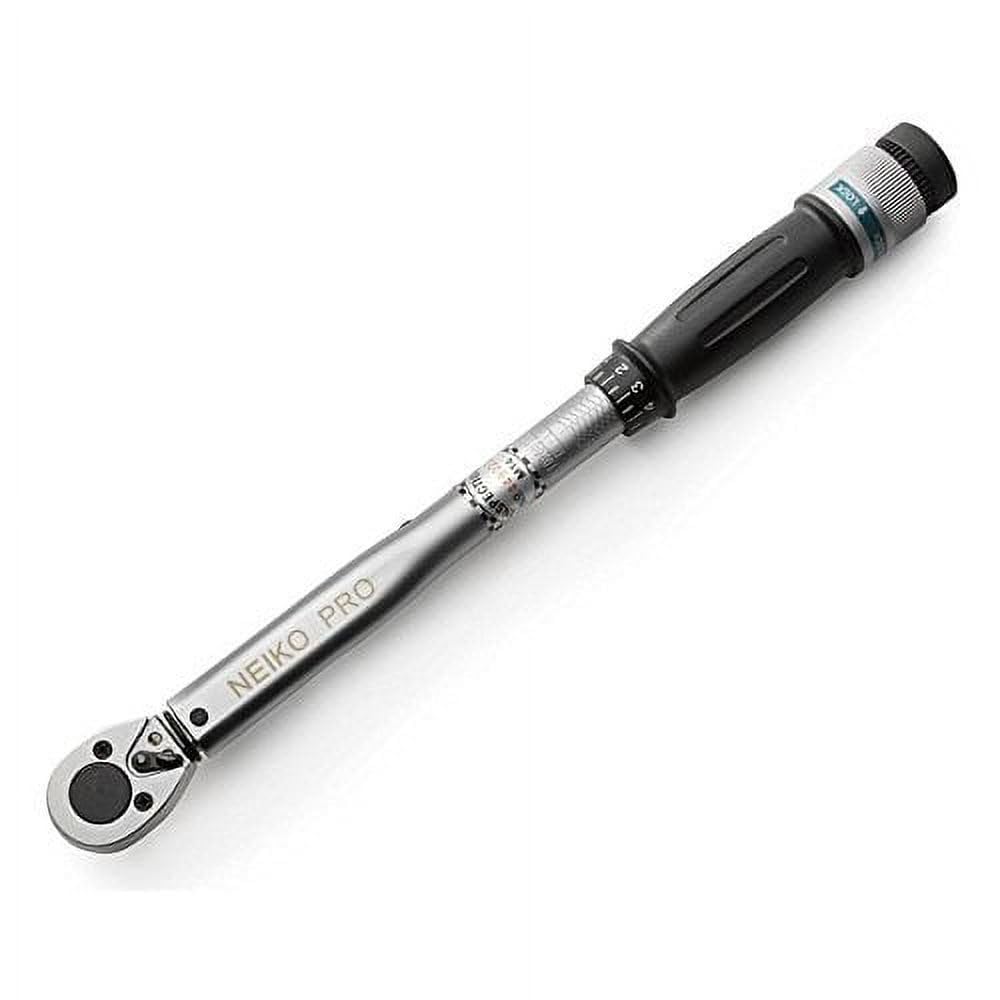 NEIKO PRO 03707B 3/8" Torque Wrench, 3/8” Drive SAE, 15-80 Ft-Lb, 14” Length, Adjustable Click Torque Wrench, Chrome Vanadium Cr-V Steel — image 1