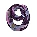 Women's Lightweight Shawls Wraps Girl's Infinity Scarf Various Designs (Purple Infinity)