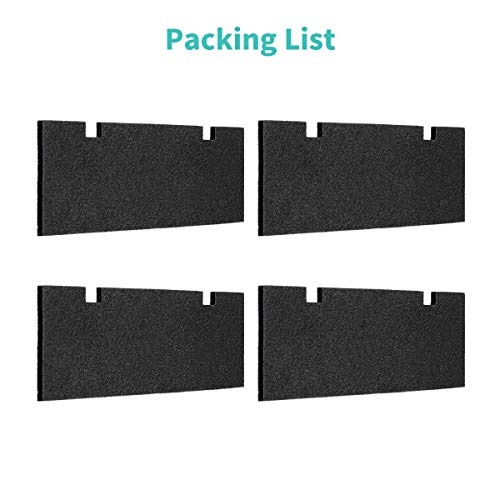 LANMU 4 Pack RV AC Replacement Filters,Air Conditioner Filter Compatible with Dometic Duo Therm,Comparable to 3313107.103/3105012.003(14x7.5in)