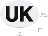 Onarway UK Magnetic Car Stickers Pack of 2 for Europe Oval UK Plate Stickers view 4