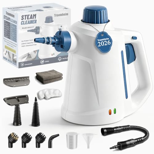 Traumheim Steam Cleaner 3 Bars 230°F Chemical Free for Gaskets and Lime