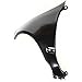 Evan Fischer Front Driver Side Fender Compatible with 1992-1995 Honda Civic with Molding Holes Coupe/Hatchback Primed Steel