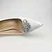 Ruihfas Pack of 2 Vintage Women's Removable Rhinestones Shoes Clips Decoration Wedding Party (Black Rhinestone)