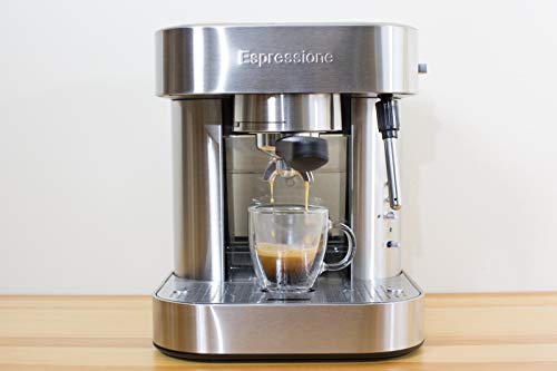 Espressione Stainless Steel Espresso Machine, 1.5 L - Thecanteencoffee