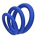 LYNK Pleasure Products Loop Cock Rings - Medical Grade Silicone Penis Enhancer Set for Men - Last Longer & Get Harder Erections - Supports ED - Set of 3 Small Medium Large - Blue