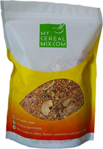 Low Carb High Protein Cereal - Nuts, Seeds and Fruits No Sugar Added All-Natural Grain-Free Cereal - Banana and Strawberry 24 oz