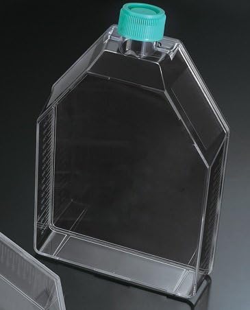 EarthOx Sterile Tissue Culture Flask 250ml w/Vent Caps -Non-Treated (5 Flasks)
