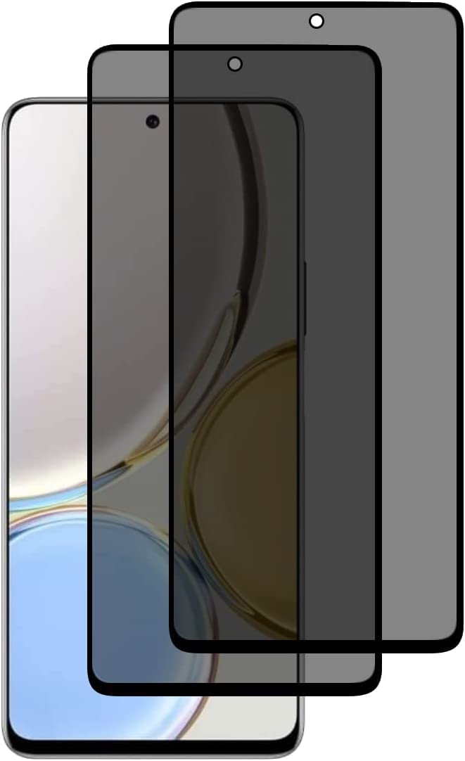 Fiokxie 2 Pack Anti-Spy Screen Protector for Xiaomi 12 Lite- Full Screen Privacy Screen Protector, 3D Tempered Glass Film, 9H Hardness Anti-Peeping Full Coverage Protector Anti Scratch Screen