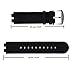 Adebena Silky Soft Silicone Watch Band Quick Release Watch Strap for Pebble Steel