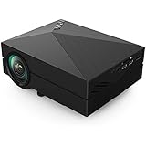LSoug Multimedia Mini LED Projector International Version, Built in Speaker, LCD 1000 Lumens, Support HDMI VGA AV USB Port, Video Projector, Private Cinema, Home Movie Theatre Game Projectors