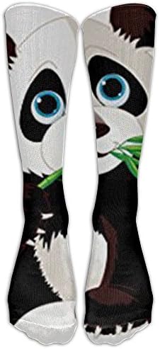 Panda Eating Bamboo Comfortable Knee High Socks For Women And Men - Best Medical, Nursing, For Running,Athletic,Varicose Veins, Travel