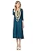 Pastel by Vivienne Women's A-Line Trapeze Midi Dress - Made in USA (25+ Colors)