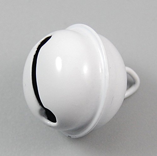 Da.Wa 50pcs Jingle Bells Pet Collar Pendant Loose Beads Charms Jewelry Making Craft(Assorted Color)