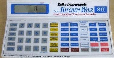 Seiko Instruments Kitchen Whiz SII - Food Preparation &amp; Conversion Computer