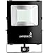 Hyperikon LED Flood Light, 30W=125W, Outdoor Security Lighting, Motion Sensor Exterior Fixture, Super Bright Commercial Light, IP65 Waterproof, UL, Crystal White