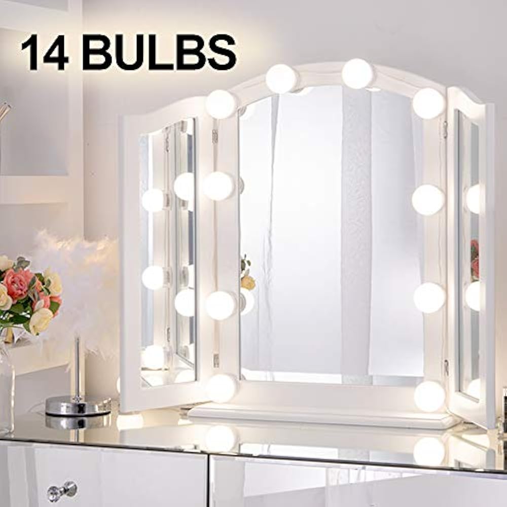 Chende 16.4ft Hollywood LED Vanity Lights Kit For Mirror With 14