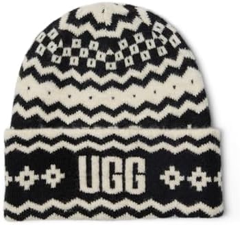 UGG Men's High Crown Beanie, Black II, One Size at Amazon Men's