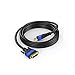 HDMI DVI Adapter Cable with A.I.S. Signal-Interference Protection – 15ft (bi-Directional DVI-D 24+1/HDMI Monitor Cable, PC/Laptop to Monitor/TV, Full HD/1080p) by CableDirect