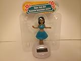 Solar Powered Dashboard Hula Girl - Blue