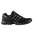 adidas Men's Rockadia Trail Running Shoe, Black/Black/Dark Grey Heather, 9 M US