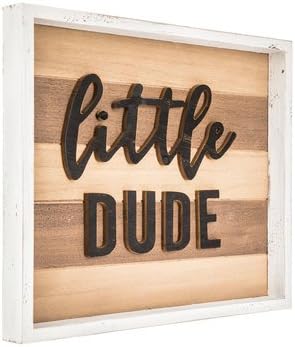 Amazon Com Little Dude Wood Wall Decoration Boys Room Kids Decor Gift Everything Else