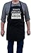 Funny Black Grilling Apron For Men Today's Forecast, Adjustable Chef Apron With Pockets, Witty Aprons For Outdoor Cooking