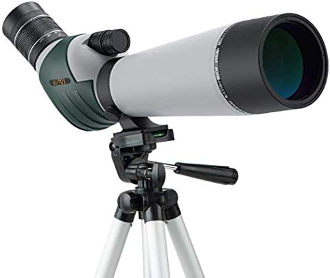 AZWE Telescope 20-60X80 Hd Spotting Scope with Tripod, Carrying Bag and Scope Phone Adapter - 45 Degree Angled Eyepiece Telescope for Bird Watching Wildlife Scenery
