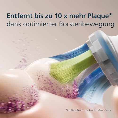 Philips Sonicare C3 Premium Plaque Defense, Original Replacement Brush Heads, White, Pack of 4, HX9044/87