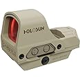 HOLOSUN HS510C-FDE-R Red Multi Reticle, Open Reflex Sight, Solar, Shake Awake